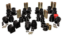 Load image into Gallery viewer, Energy Suspension 00-04 Ford Excursion 4WD Black Hyper-flex Master Bushing Set - Main Product View