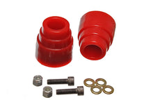 Load image into Gallery viewer, Energy Suspension 00-04 Ford Excursion 4WD Red Front Axle Bump Stop Set - Side View