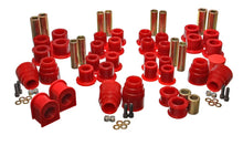 Load image into Gallery viewer, Energy Suspension 00-04 Ford Excursion 4WD Red Hyper-flex Master Bushing Set - Main Product View