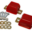 Load image into Gallery viewer, Energy Suspension 00-04 Ford Excursion / 99-04 F-250 Super Duty 4WD Red Front Axle Bump Stop Set - Side View