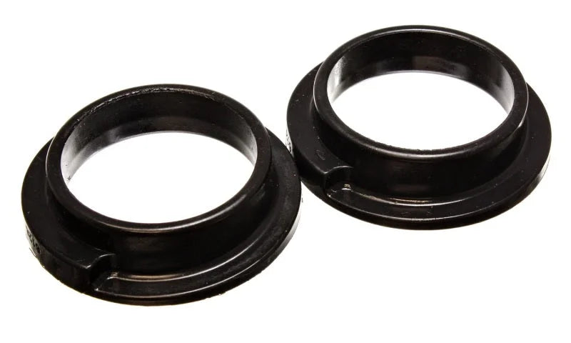 Energy Suspension 00-04 Ford Focus Black Rear Coil Spring Isolators - Main Product View