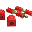 Load image into Gallery viewer, Energy Suspension 00-04 Ford Focus Red 20mm Rear Sway Bar Bushing Set - Main Product View