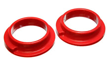 Load image into Gallery viewer, Energy Suspension 00-04 Ford Focus Red Rear Coil Spring Isolators - Side View