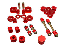 Load image into Gallery viewer, Energy Suspension 00-05 Dodge Neon FWD Red Hyper-flex Master Bushing Set - Main Product View
