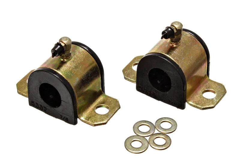 Energy Suspension 00-05 Toyota Celica Black 22mm Front Sway Bar Frame Bushings (Greaseable Frame Bus - Main Product View