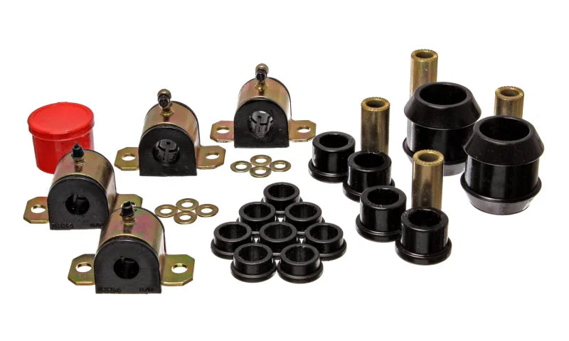 Energy Suspension 00-05 Toyota Celica Black Hyper-Flex Master Bushing Set - Main Product View
