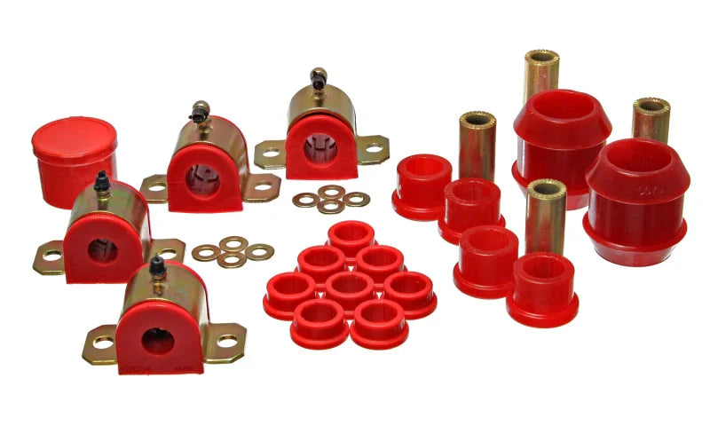 Energy Suspension 00-05 Toyota Celica Red Hyper-Flex Master Bushing Set - Main Product View
