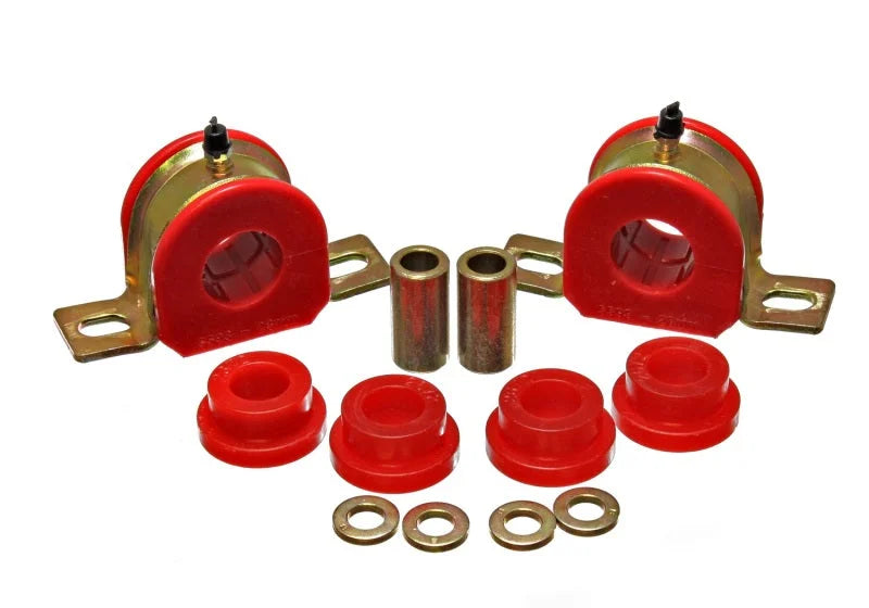 Energy Suspension 00-06 Tahoe/Yukon/Denali 2WD Red 28mm Rear Sway Bar Bushing Set - Back View