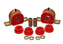 Load image into Gallery viewer, Energy Suspension 00-06 Tahoe/Yukon/Denali 2WD Red 28mm Rear Sway Bar Bushing Set - Back View