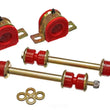 Load image into Gallery viewer, Energy Suspension 00-06 Tahoe/Yukon/Denali 2WD Red 32mm Front Sway Bar Bushing Set - Side View