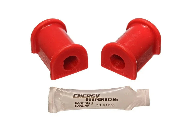 Energy Suspension 00-1/01 Mitsubishi Eclipse FWD Red 16mm Front Sway Bar Bushings - Side View