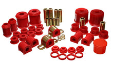 Load image into Gallery viewer, Energy Suspension 00-1/01 Mitsubishi Eclipse FWD Red Hyper-flex Master Bushing Set - Main Product View