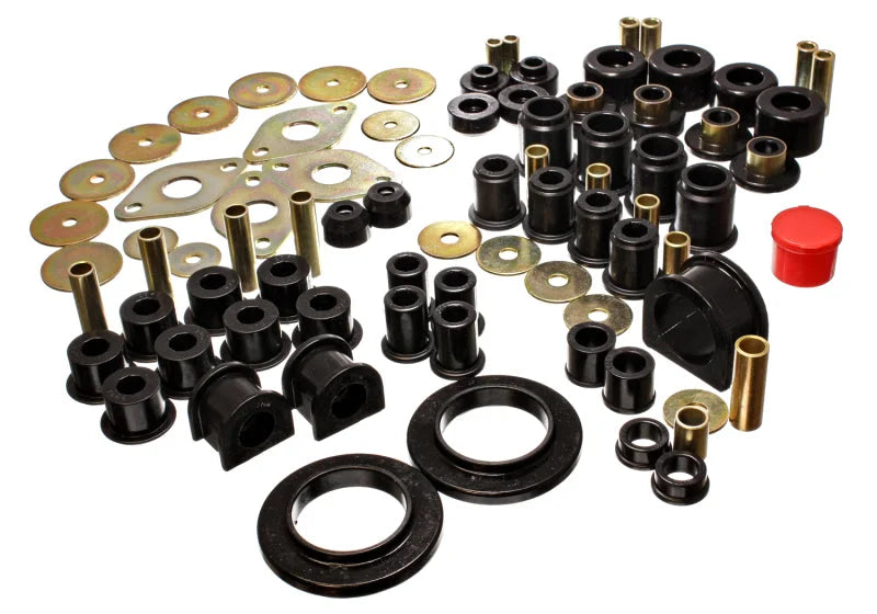 Energy Suspension 01-04 Toyota Tacoma Black Hyper-Flex Master Bushing Set - Main Product View