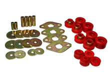 Load image into Gallery viewer, Energy Suspension 01-04 Toyota Tacoma Prerunner Body Mount Bushing Set - Red - Main Product View