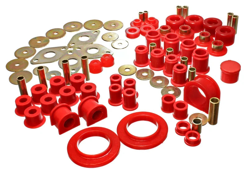 Energy Suspension 01-04 Toyota Tacoma Red Hyper-Flex Master Bushing Set - Main Product View
