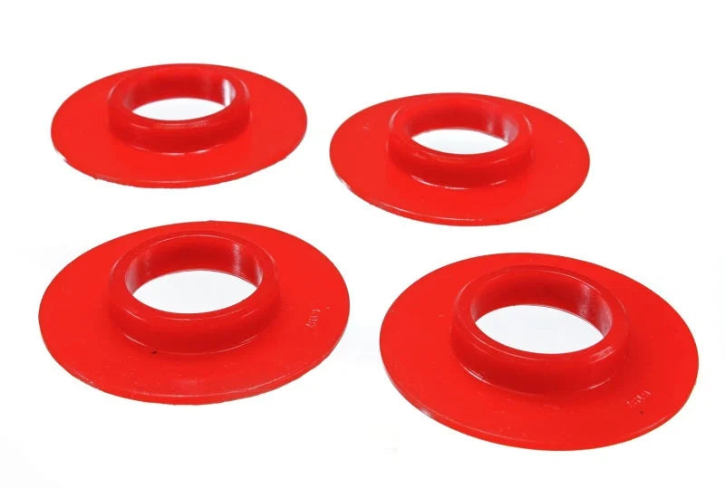 Energy Suspension 01-05 Chrysler PT Cruiser Red Rear Coil Spring Isolator Set - Side View