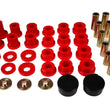 Load image into Gallery viewer, Energy Suspension 01-05 Lexus IS300 Rear Control Arm Bushing Set - Red - Side View