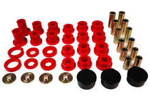 Load image into Gallery viewer, Energy Suspension 01-05 Lexus IS300 Rear Control Arm Bushing Set - Red - Side View