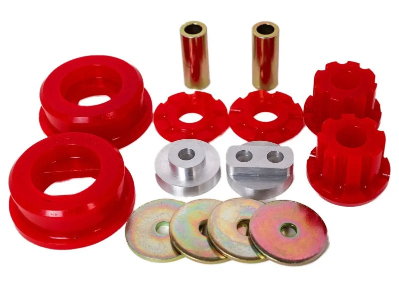 Energy Suspension 01-05 Lexus IS300 Rear Differential Bushing Set - Red - Side View