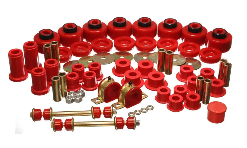 Energy Suspension 01-06 Chevy Silverado 4WD Red Hyper-flex Master Bushing Set - Main Product View