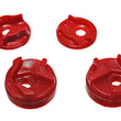 Load image into Gallery viewer, Energy Suspension 02-03 Nissan Sentra/200SX Red Motor Mount Insert Set (w/ Spec V 2.5L engine manua - Side View
