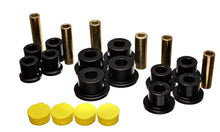 Load image into Gallery viewer, Energy Suspension 02-05 Dodge Ram 1500 2WD Black Rear Leaf Spring Bushing Set - Main Product View