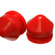 Load image into Gallery viewer, Energy Suspension 02-05 Dodge Ram 1500 2WD Red Front Bumper Stop Set - Main Product View