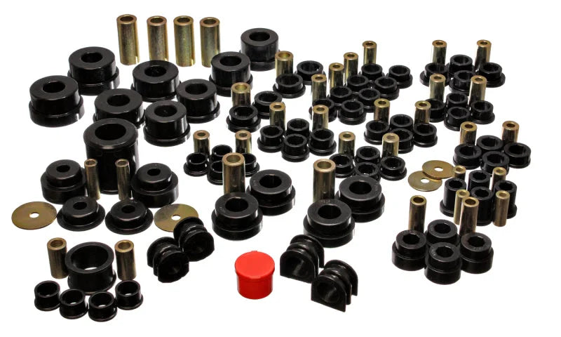 Energy Suspension 02-09 Nissan 350Z / 03-07 Infiniti G35 Coupe Black Hyper-Flex Master Bushing Set - Main Product View