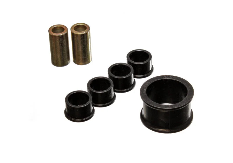 Energy Suspension 02-09 Nissan 350Z / 03-07 Infiniti G35 Coupe Black Rack and Pinion Bushing Set - Main Product View