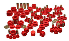 Load image into Gallery viewer, Energy Suspension 02-09 Nissan 350Z / 03-07 Infiniti G35 Coupe Red Hyper-Flex Master Bushing Set - Main Product View