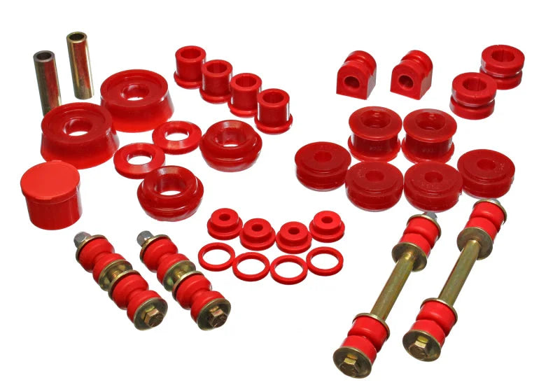 Energy Suspension 03-05 Dodge SRT-4 FWD Red Hyper-flex Master Bushing Set - Main Product View