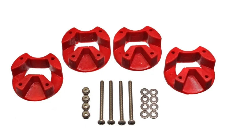 Energy Suspension 03-05 Dodge SRT4 Red Motor Mount Inserts - Main Product View