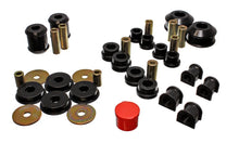 Load image into Gallery viewer, Energy Suspension 03-05 Mitsubishi Lancer EVO 8 Black Hyper-flex Master Bushing Set - Main Product View
