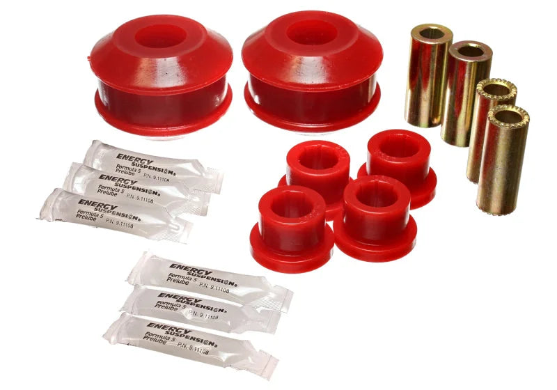 Energy Suspension 03-05 Mitsubishi Lancer EVO 8 Red Front Control Arm Bushing Set - Main Product View