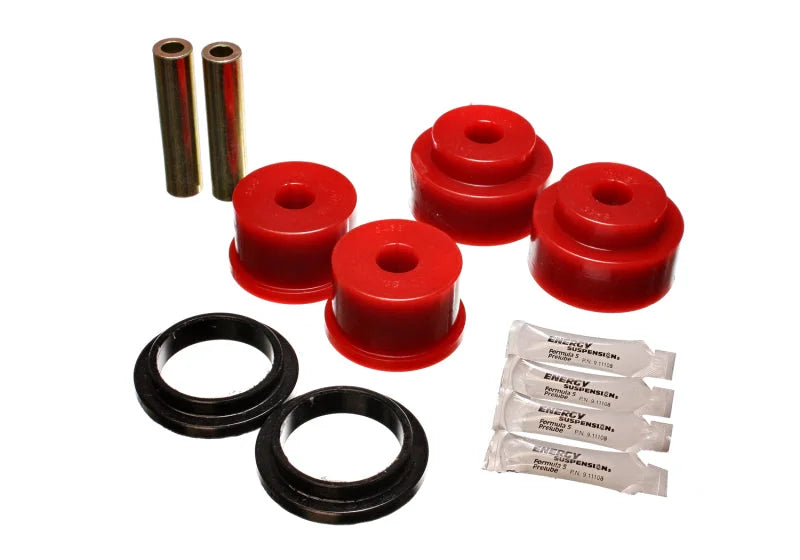 Energy Suspension 03-06 Toyota Corolla/Matrix Red Rear Axle Beam Bushings - Main Product View
