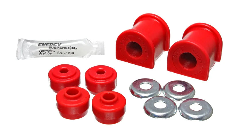 Energy Suspension 03-08 Lexus / 03-08 Toyota 4Runner Red 17mm Rear Sway Bar Bushing Kit - Main Product View