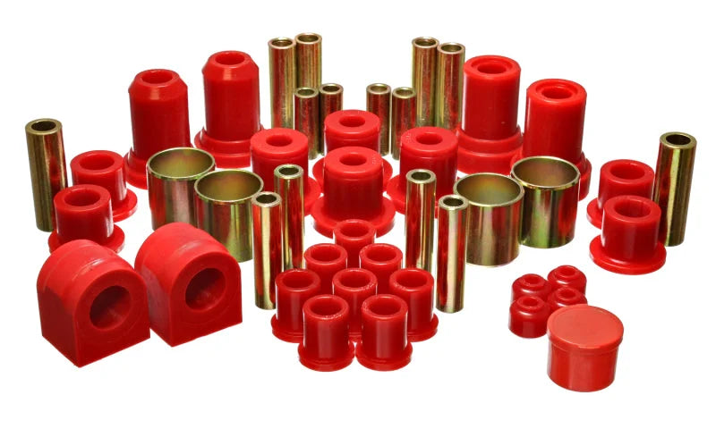 Energy Suspension 04-06 Ford F150 Pickup 2WD Red Hyper-flex Master Bushing Set - Main Product View