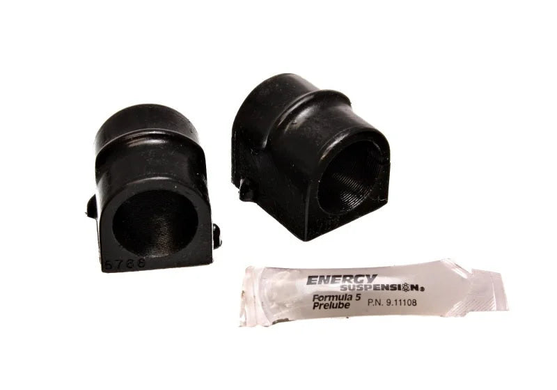 Energy Suspension 04-06 Pontiac GTO 28mm Front Sway Bar Frame Bushing Set - Black - Side View