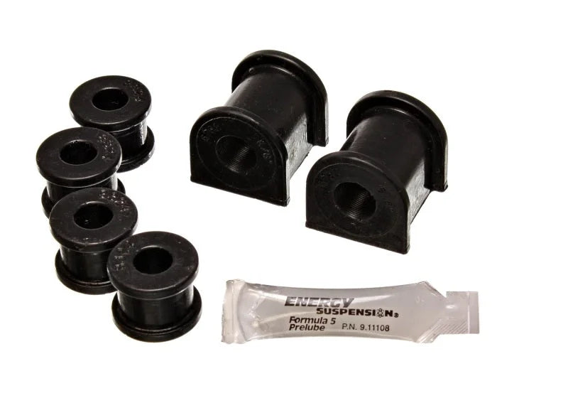 Energy Suspension 04-06 Pontiac GTO Black 16mm Front Sway Bar Bushing Set - Side View