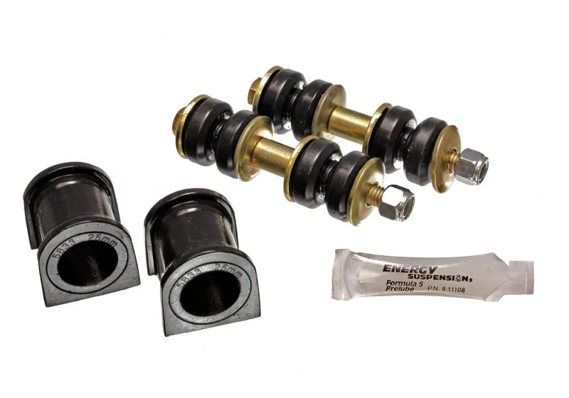 Energy Suspension 04-07 Scion xB Black 25mm Front Sway Bar Bushing Set - Main Product View