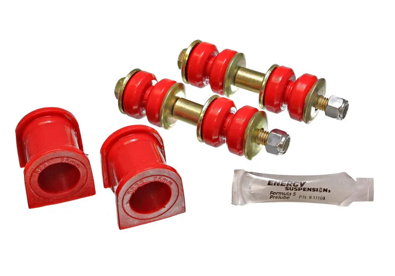 Energy Suspension 04-07 Scion xB Red 25mm Front Sway Bar Bushing Set - Main Product View