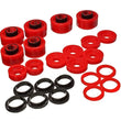 Load image into Gallery viewer, Energy Suspension 05-07 Ford F250/F350 2/4WD Red Body Mount Set - Side View