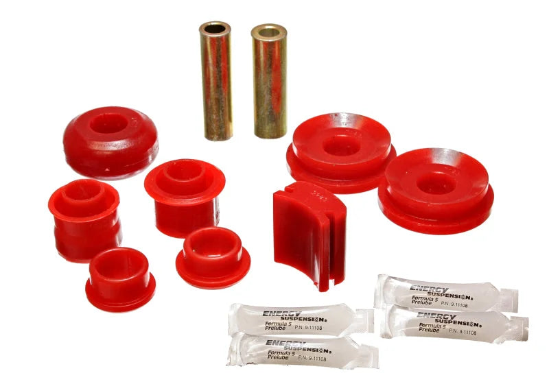 Energy Suspension 05-07 Ford Mustang Red Rear Upper Control Arm Bushings - Back View