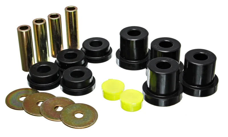 Energy Suspension 05-07 Scion tC Black Rear Sub Frame Bushing Set - Side View