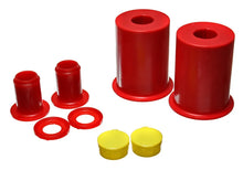 Load image into Gallery viewer, Energy Suspension 05-13 Ford Mustang Red Front Lower Control Arm Bushings (Must reuse outer metal sh - Main Product View