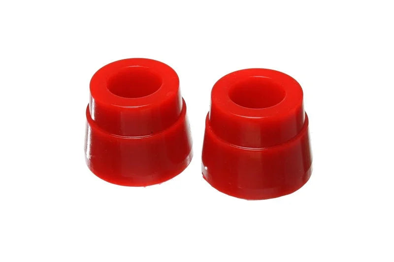 Energy Suspension 05-13 Toyota Tacoma 2WD(Prerunner)/4WD Red Front Bumper Stop Set - Back View