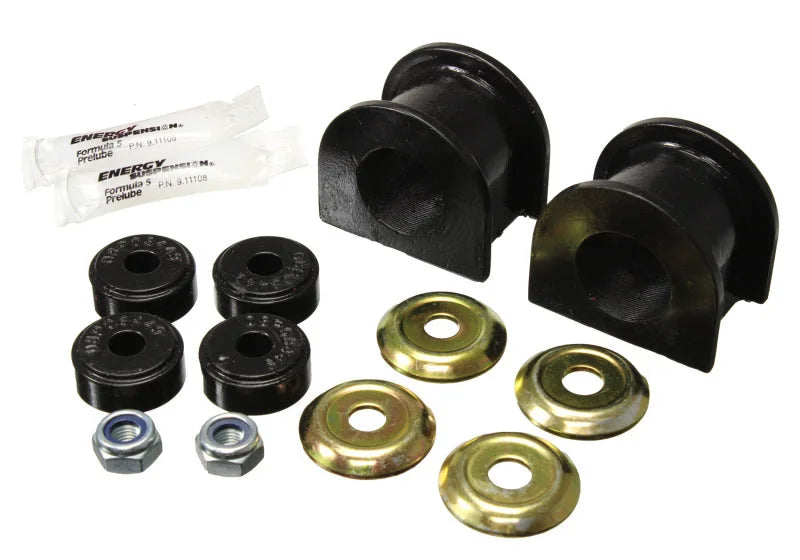 Energy Suspension 05-15 Toyota Tacoma 2WD 30mm Front Sway Bar Bushing Set - Black - Side View