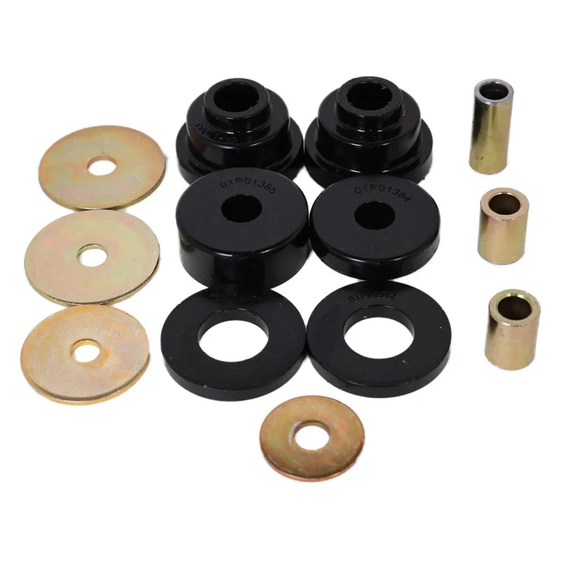 Energy Suspension 05-15 Toyota Tacoma w/ 6 Lugs Rear Differential Bushing Set - Black - Side View