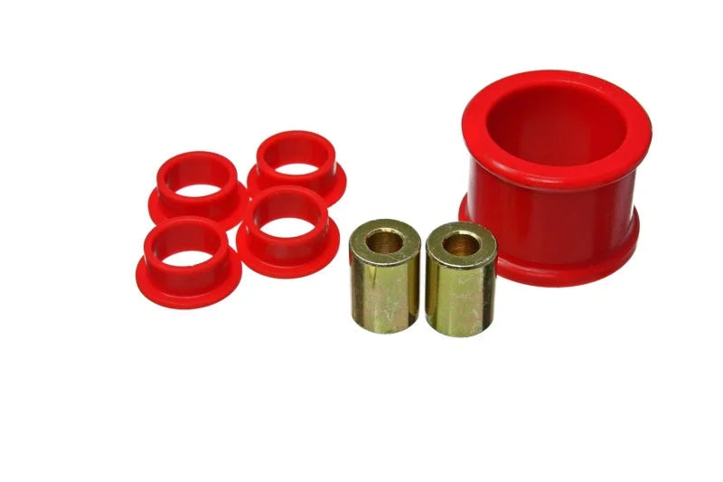 Energy Suspension 06-11 Honda Civic DX/EX/LX Red Hyper-Flex Steering Rack Bushing - Main Product View
