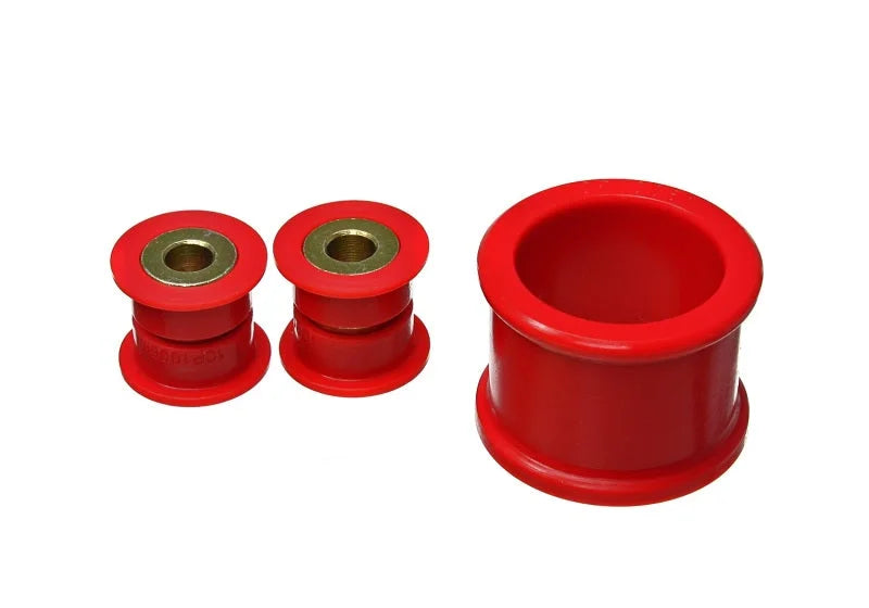 Energy Suspension 06-11 Honda Civic DX/EX/LX Red Hyper-Flex Steering Rack Bushing - Side View